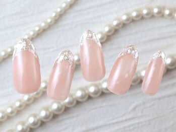 ネイルアンドアイラッシュスタジオ シュシュ(chouchou)/爆発的人気!!ガラスフレンチ