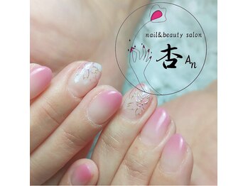 杏 滋賀南草津店/桜ネイル