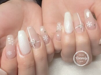 ルブリー(roovely)/雪の結晶ネイル