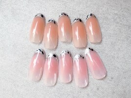 チーク×ガラスフレンチ