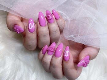 モカ 心斎橋(moca by Lee)/【Ayano】ピンクネイル