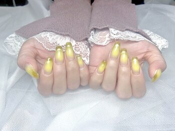 ヤシネイル(Yashi Nail)/チークマグネットフレンチ