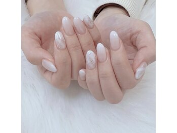 サエネイル(sae nail)/ちゅるんチェックネイル