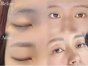 イコイ(ikoi)の写真/【美眉WAXスタイリング+まつげパーマ¥8800】目元に合わせた似合わせデザインをご提案！間引き&メイク付き☆