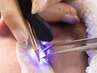 【LEDエクステ】汗や油分に強く高持続★フラットラッシュ120本　通常￥9900→