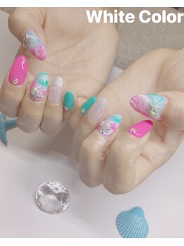 ホワイトカラー(White Color)/選べるデザインアート♪