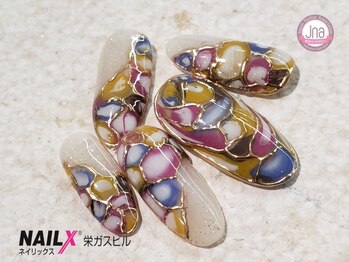 ネイリックス 栄ガスビル(NAILX)/上品ゴールドネイル☆