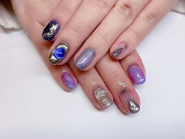 パープル×ブルー×ニュアンス！