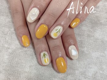 エリナネイルサロン池袋(Alina Nail Salon)/お花ネイル