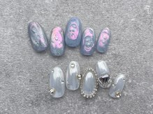 ジョアアンジェ 上本町店(joieange)/マグネット　バブルネイル