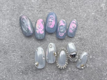 ジョアアンジェ 上本町店(joieange)/マグネット バブルネイル