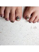 ルコトン(le coton)/sample【フラットアート】フット