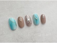 エマ ネイルズ(Emma Nails)/夏ニュアンスデザイン☆