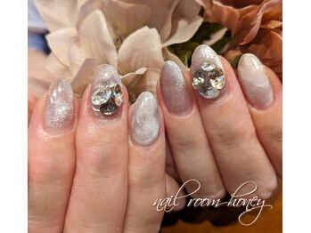 ハニー(honey)/マグネット&Vカットストーン