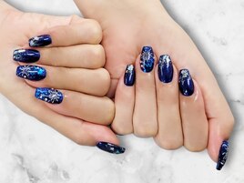 花火ネイル　￥7,700