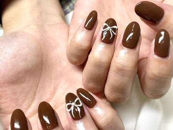 スピードネイル アンド アイ 宮交シティ店の写真/【パラジェル認定サロン】新しい季節を気分の上がる指先で迎えて＊ハンドアートシンプルデザイン￥7700