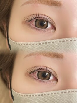 ミオラ(MIORA)の写真/【パリジェンヌラッシュリフト】公式認定サロン！自まつげを最大限に長く、毎朝のメイクも楽を継続◎