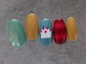 手書きアートネイル