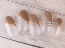 ネイルサロンクロエ (Nail Salon CHROE)/ナナメフレンチ