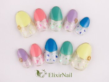 エリクサーネイル 五反田(Elixir Nail)/定額b カジュアル/クーポン使用
