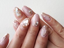 パステル(PASTEL)/シェルや天然石を使って