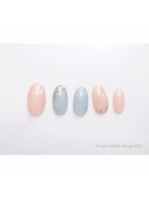 ティーケーネイルパレット/ラメカラー　デザインコースB