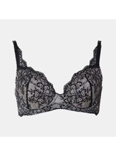 アンドモア(&more)/育乳ブラ【ダマスクブラック】