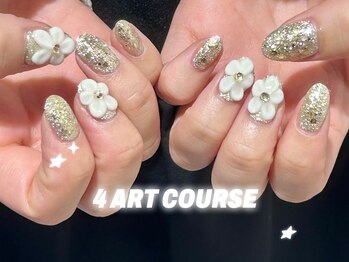 ミニル バイ ルルカ(minilu by LuLuca)/フラワー/ゴールド