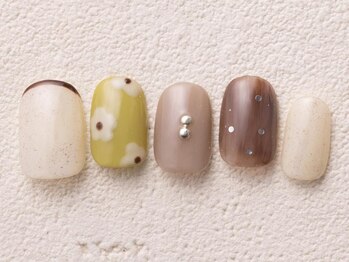 アイネイルズ 渋谷店(I nails)/ニュアンスフラワー