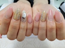 ダブルネイル(Double Nail)/[前窪]持ち込みタイルネイル