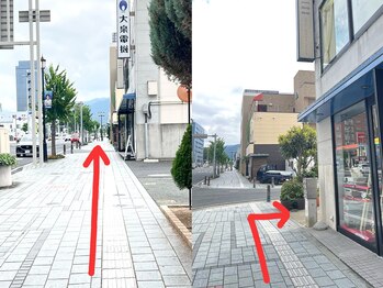 エステサロン ブレス 山形店(BLESS)/バス停からのアクセス♪