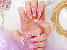 ワンホンネイル 新宿(Rumi Nail)/長さ出し/やり放題/持ち込み/春