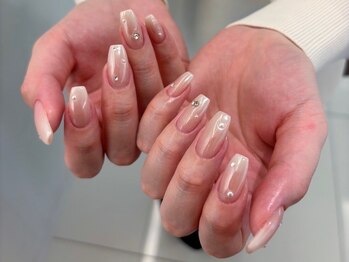 ネイル アヴァンス あべのルシアス店(Nail AVANCE.)の写真/全ネイリストがフィルイン技術に特化!爪を痛ませずお好きなデザインを☆ニュアンスアートやカラーMIXもOK♪