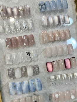 エミュ(emu.)の写真/【丁寧なケア付き】定額ネイル◆シンプル~華やかまで、お好みに合わせてお選びください♪