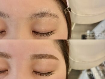 エムサロン 伊勢崎(emusalon)の写真/【眉毛スタイリング初回¥4950】ナチュラル美人は眉から。似合わせアイブロウで印象チェンジ♪