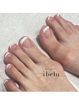 イベル 船橋店(ibelu)/フットネイル　フレンチネイル