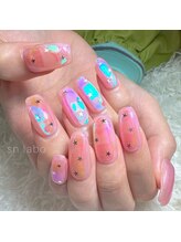 スマイル ネイル ラボラトリー(Smile nail laboratory)/うるうる×ピンク