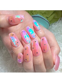 スマイル ネイル ラボラトリー(Smile nail laboratory)/うるうる×ピンク