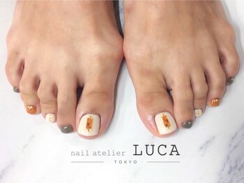 ネイルアトリエルカ(nail atelier LUCA)/W-244 こっくりべっこうネイル