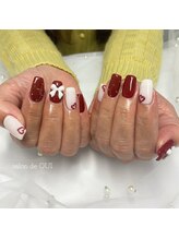 サロンドウイ(salon de OUI)/ボルドーネイル