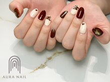 オーラ レアレア市川店内(AURA)/バレンタインネイル
