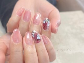 インク ニュアンス フラワー