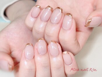 アリサネイル(ALISA NAIL)/ミラーフレンチ