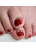 foot nail(ちょっとこだわり)＋角質ケア
