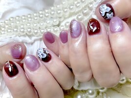 1級ネイリスト川又指名 秋Flower