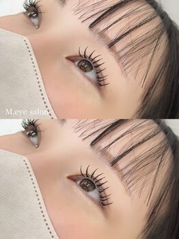 エムドットアイサロン(M. eye salon)の写真/モチの良さとスピード施術が好評!自然な仕上がり×ぱっちりeyeで、あなたの魅力を引き出す理想のお目元へ♪
