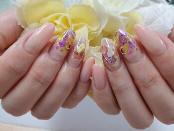 ダブルネイル(Double Nail)/[前窪]シェルネイル