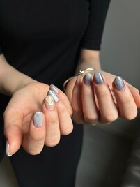 グレーニュアンスネイル
