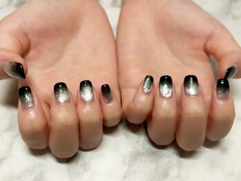 エスディーネイルズ(sd nails)/マグネットにブラックカラグラ