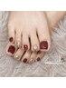 《Foot.ジェル　Jrクーポン》ワンカラー　￥4400